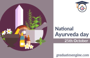 National ayurveda day