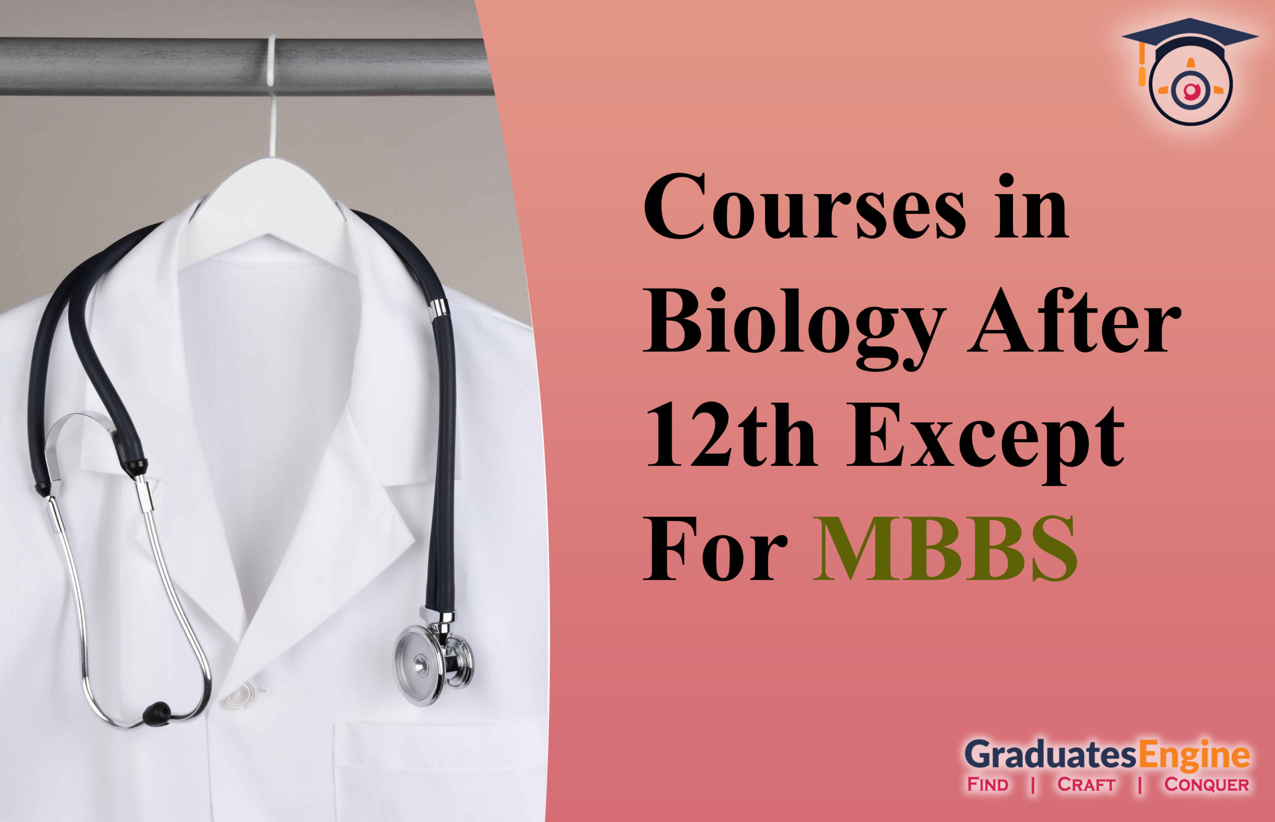 Courses In Biology After 12th Except For MBBS