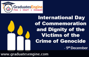International Day of Commemoration and Dignity of the Victims of the Crime of Genocide