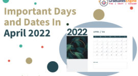 important days and dates in April 2022