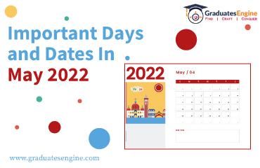 important days and dates in may 2022