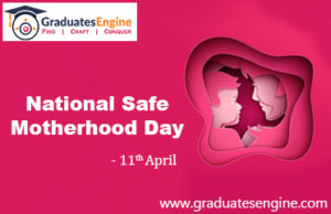 national safe motherhood day April 2022
