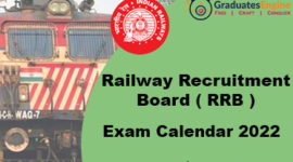 RRB exam calendar 2022