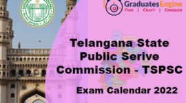 TSPSC Exam Calendar 2022