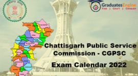 chattisgarh public service commission exam calendar