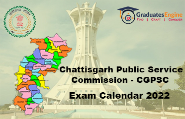 chattisgarh public service commission exam calendar